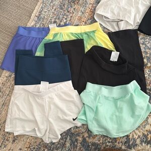 Youth Nike tennis bottoms (leggings shorts skirts) lot